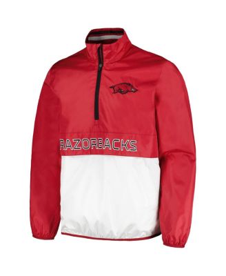 Men's Cardinal Arkansas Razorbacks Cornerman&nbsp;Half-Zip Top