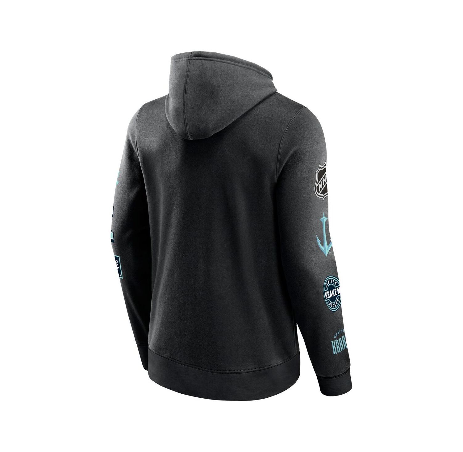 Men's Black Seattle Kraken Wild Winner Fleece Pullover Hoodie