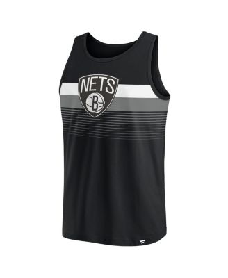 Men's Black Brooklyn Nets Wild Game Tank Top