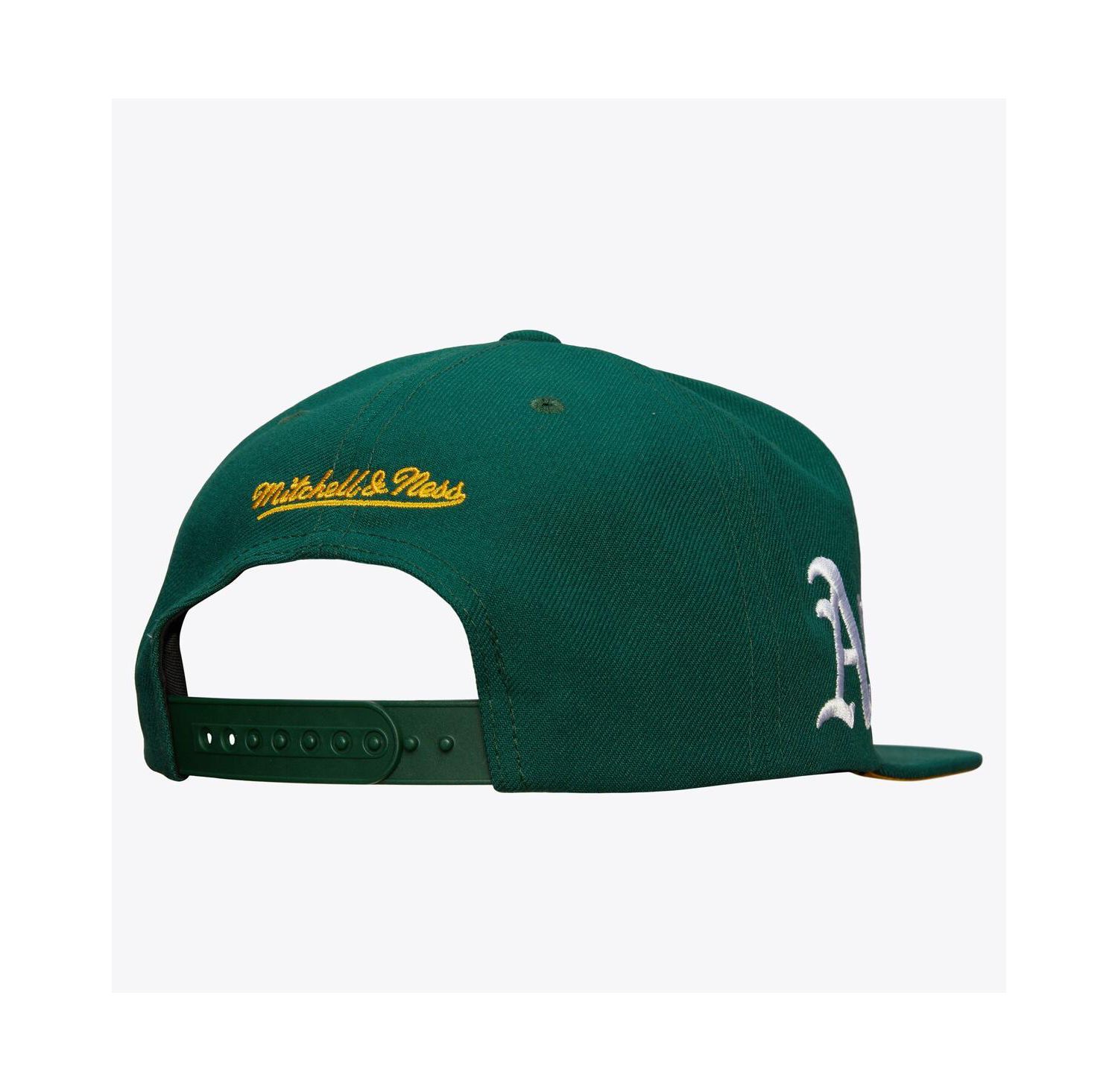 Men's Green Oakland Athletics Team Tagged Snapback Hat