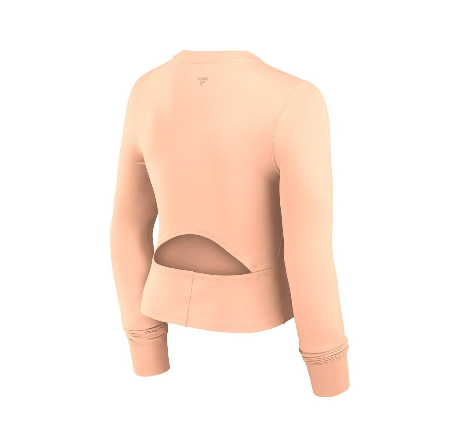 Women's Pink San Francisco Giants Studio Fitted Long Sleeve Gym Top