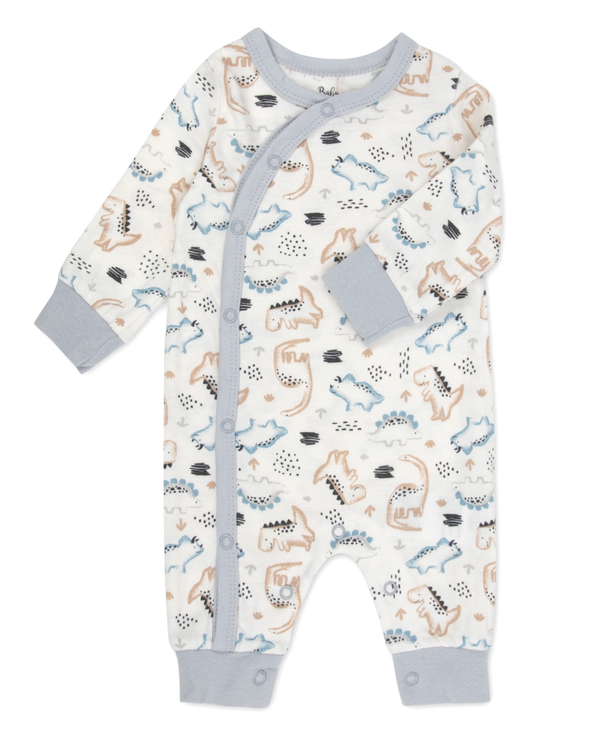 Baby Essentials Baby Boy Dino Coverall, Blanket, Hat & Sock, 4-Piece Set