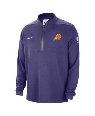 Men's Purple Phoenix Suns 2024/25 Courtside Performance Half-Zip Top