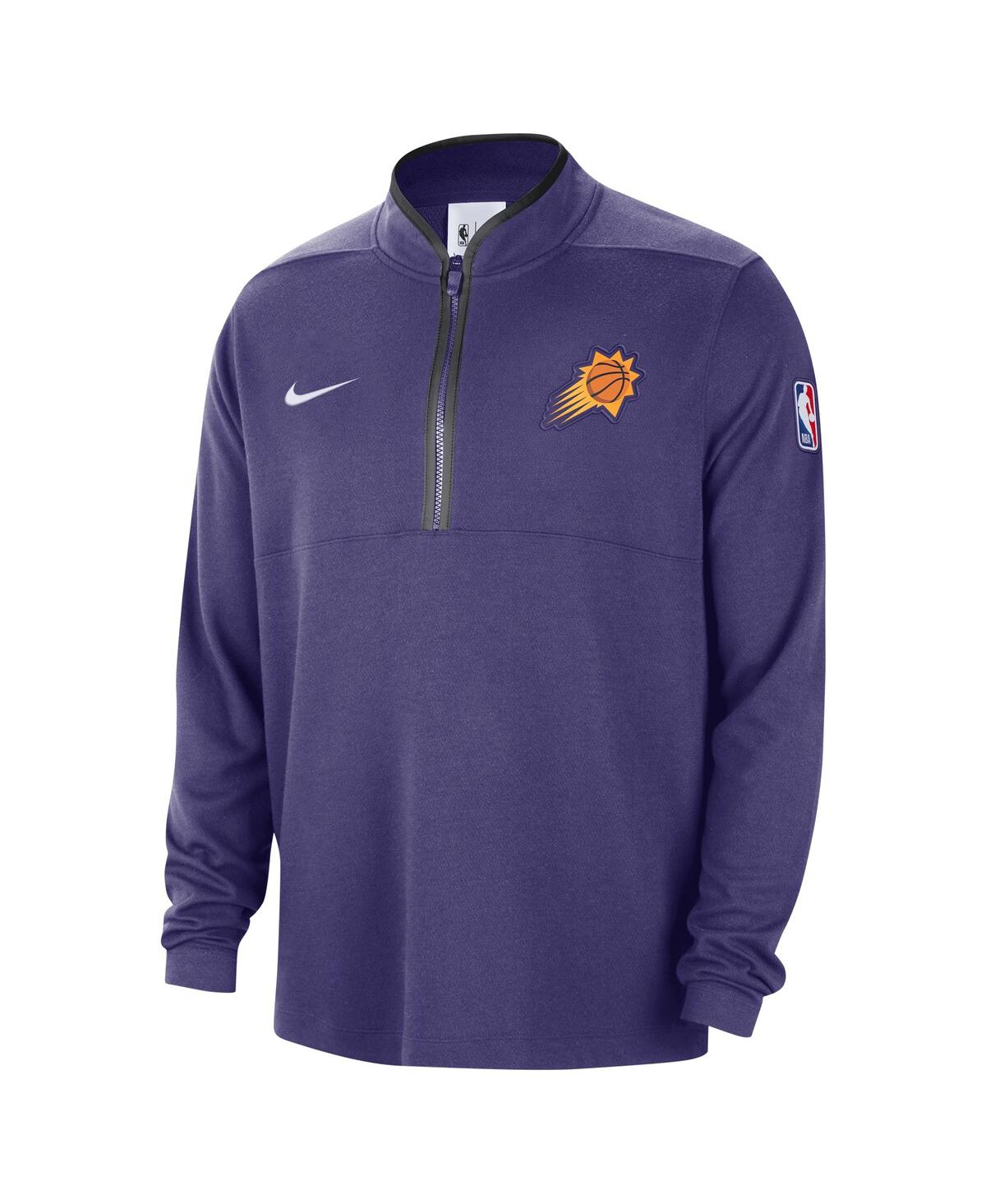 Nike Men's Purple Phoenix Suns 2024/25 Courtside Performance Half-zip Top In Purple