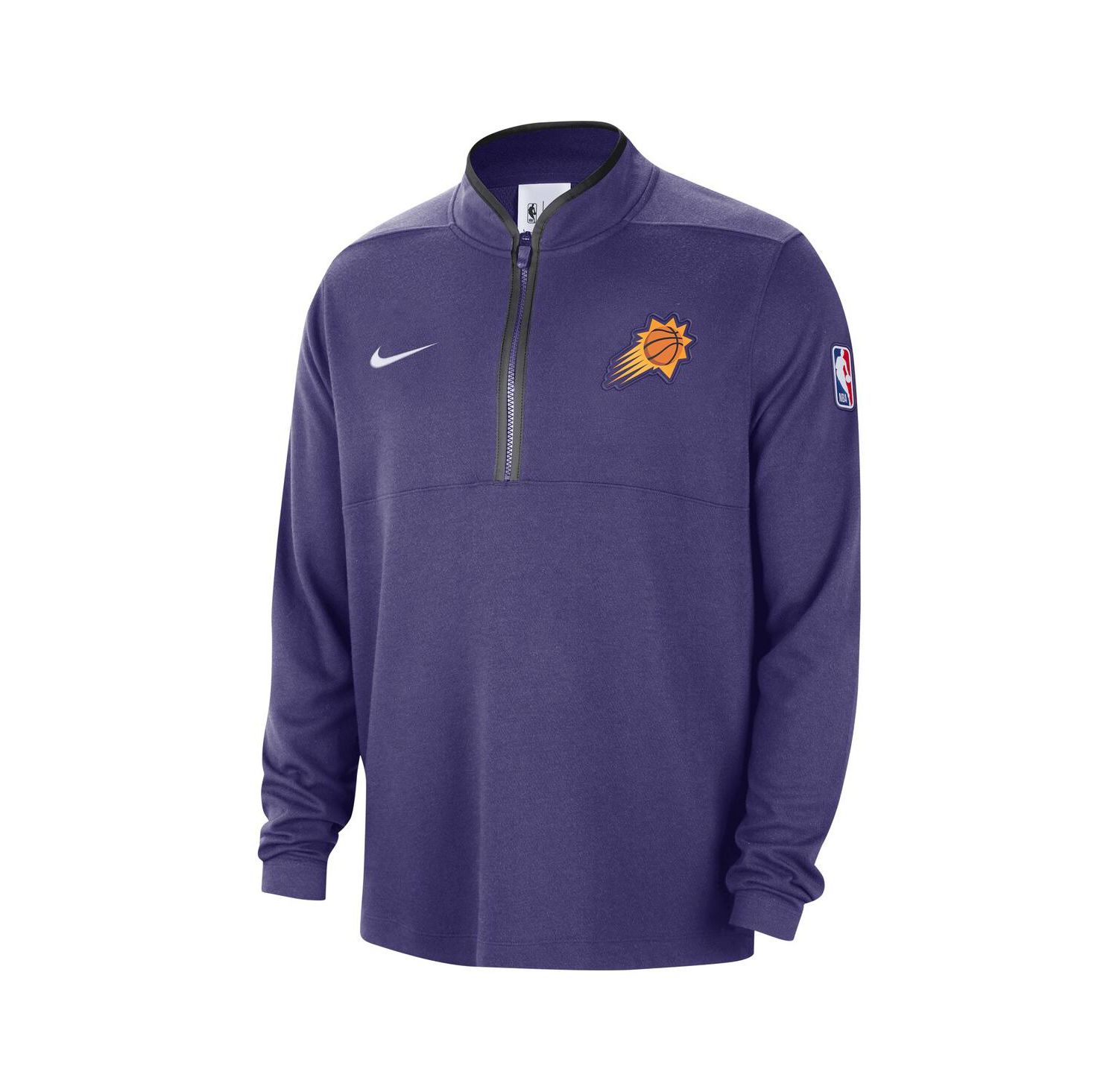 Men's Purple Phoenix Suns 2024/25 Courtside Performance Half-Zip Top