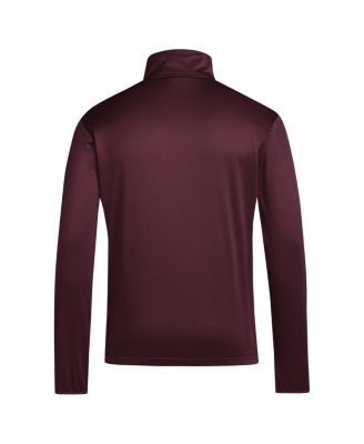 Men's Maroon Arizona State Sun Devils Coaches Sideline Quarter-Zip Top