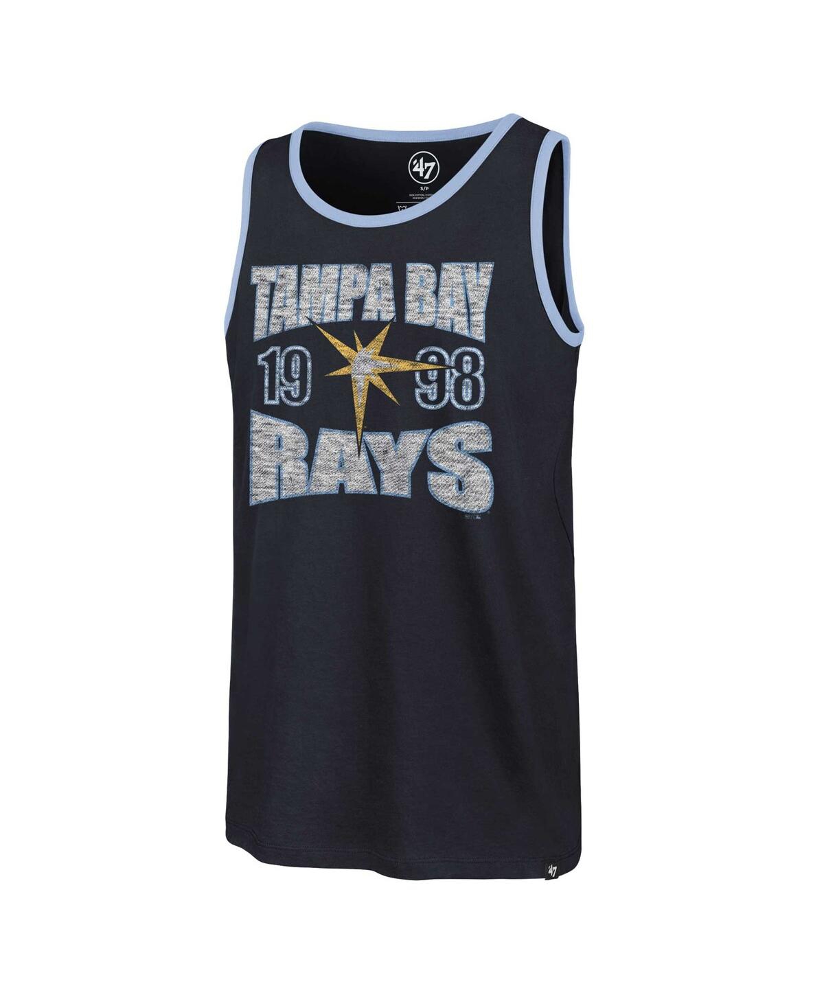 47 Brand Men's Navy Tampa Bay Rays Upload Franklin Tank Top In Navy