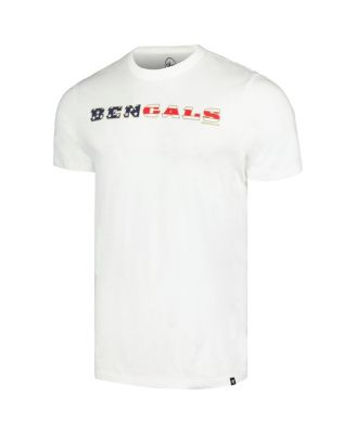 Men's White Cincinnati Bengals Flag Script Franklin T-Shirt