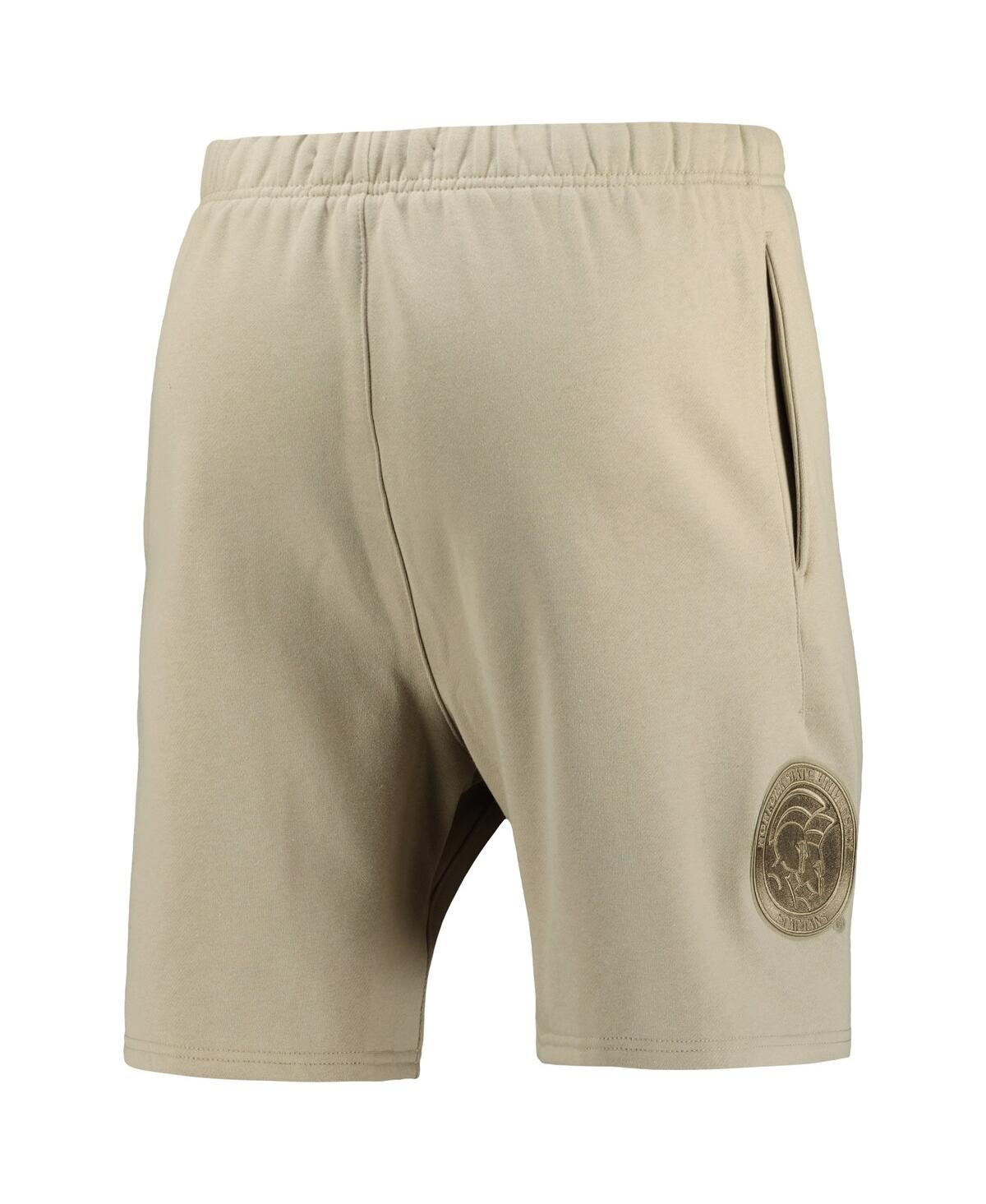 Pro Standard Men's Tan Norfolk State Spartans Neutral Relaxed Shorts In Neutral