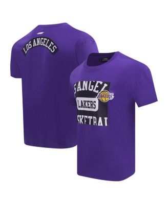 Men's Purple Los Angeles Lakers Made To Play Drop Shoulder T-Shirt