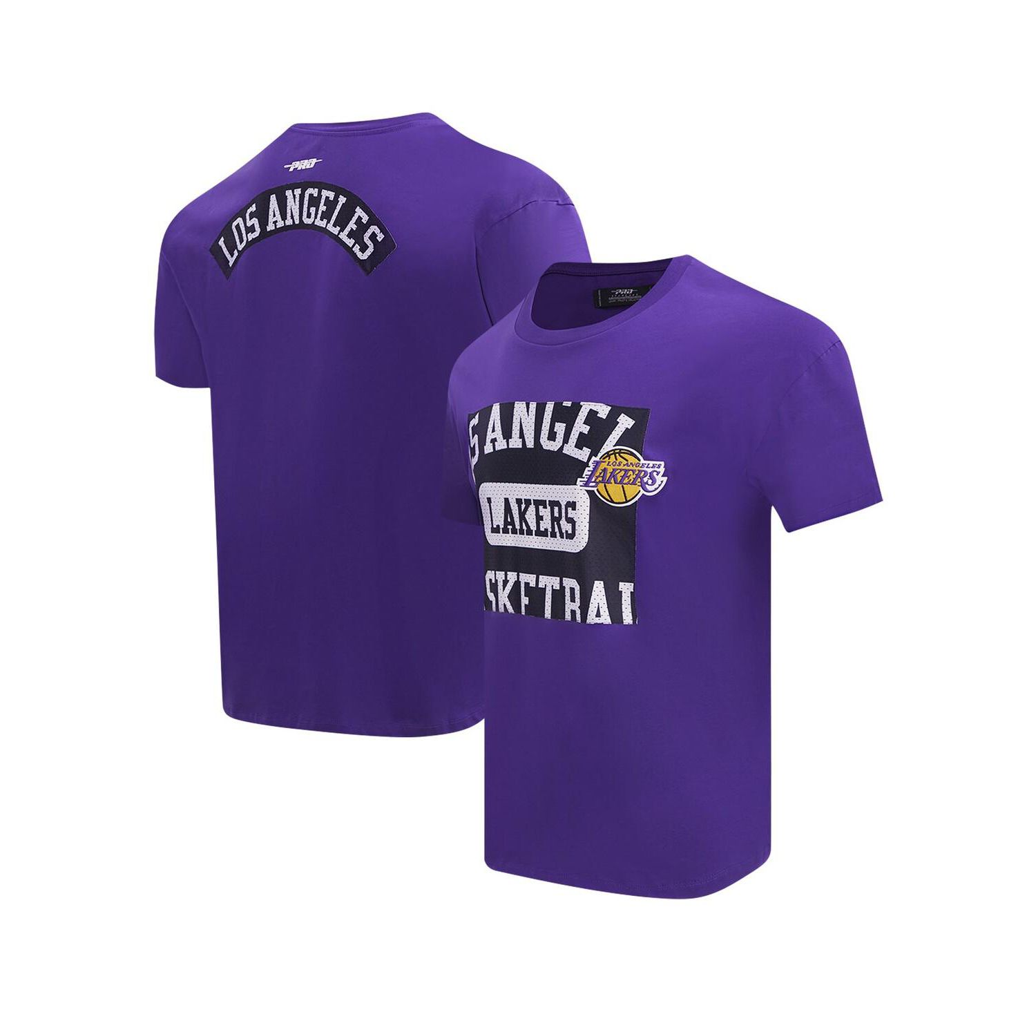 Men's Purple Los Angeles Lakers Made To Play Drop Shoulder T-Shirt