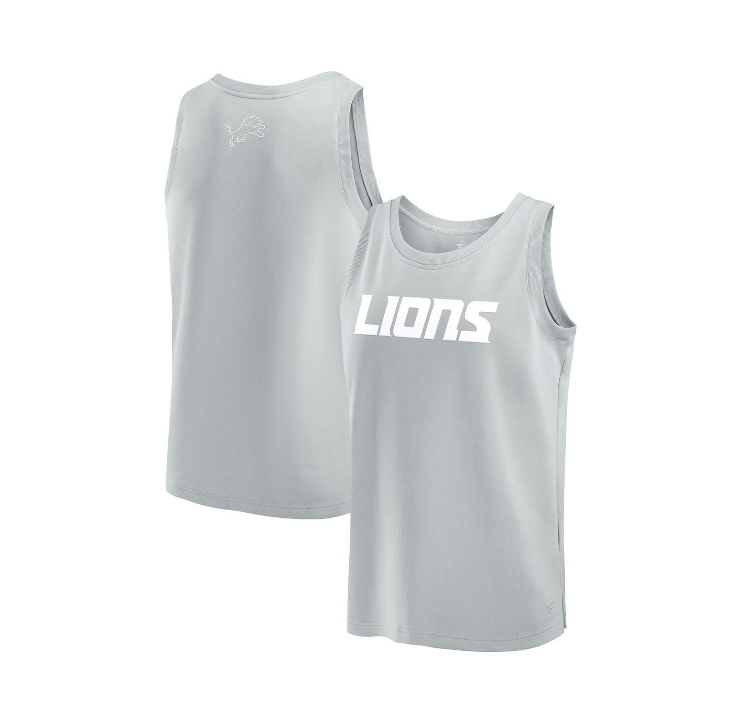 Men's Gray Detroit Lions Elements Tank Top