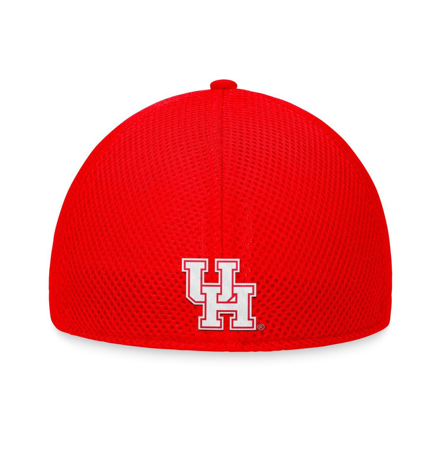 Мужская кепка Top of the World Red Houston Cougars Spacer Flex Hat — фото 4