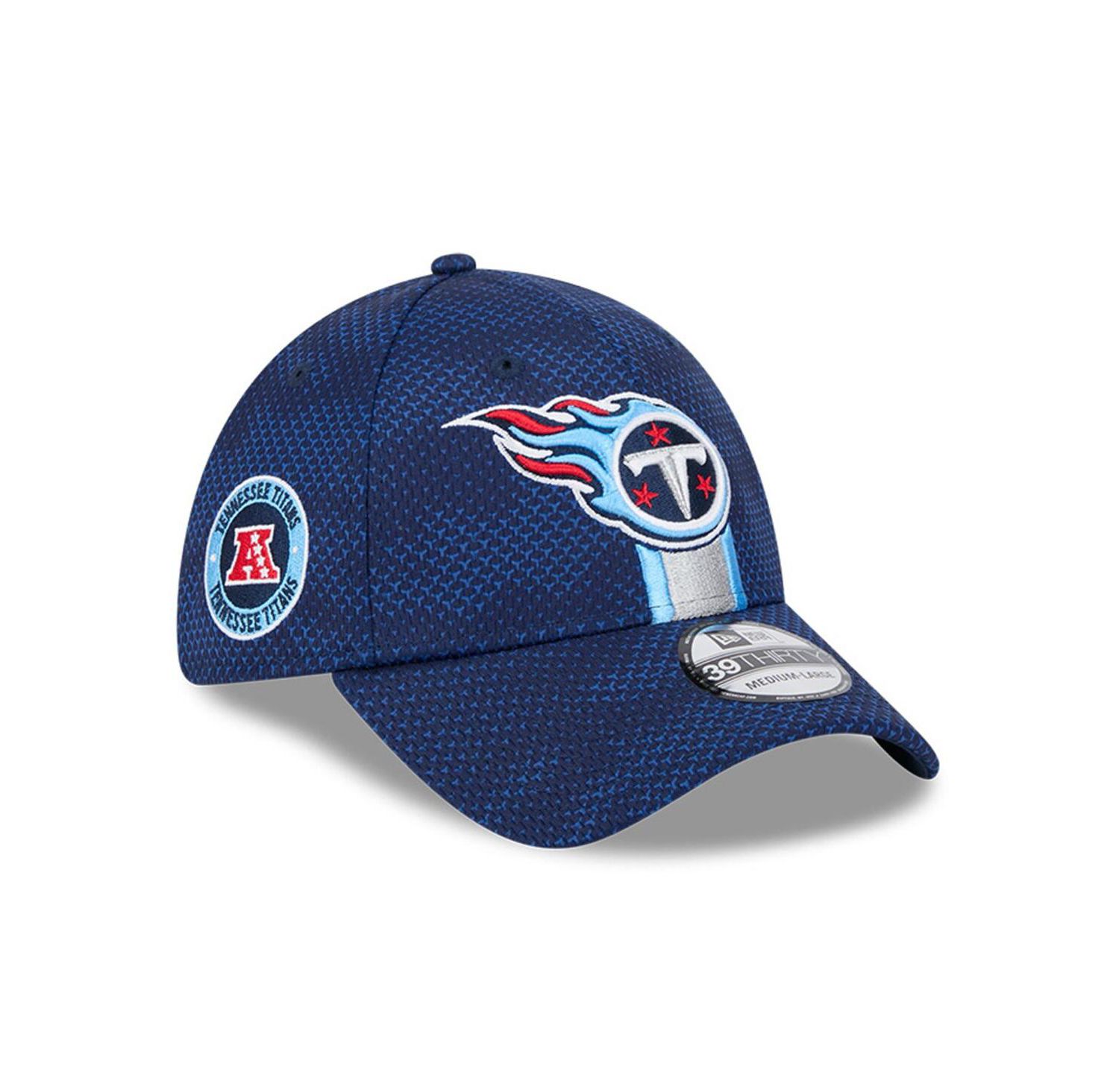 Men's Navy Tennessee Titans 2024 Sideline 39THIRTY Flex Hat