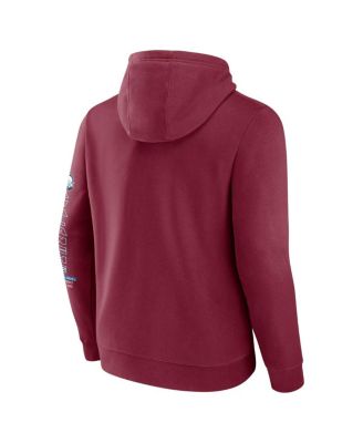 Men's Burgundy Colorado Avalanche Revolution Pullover Hoodie