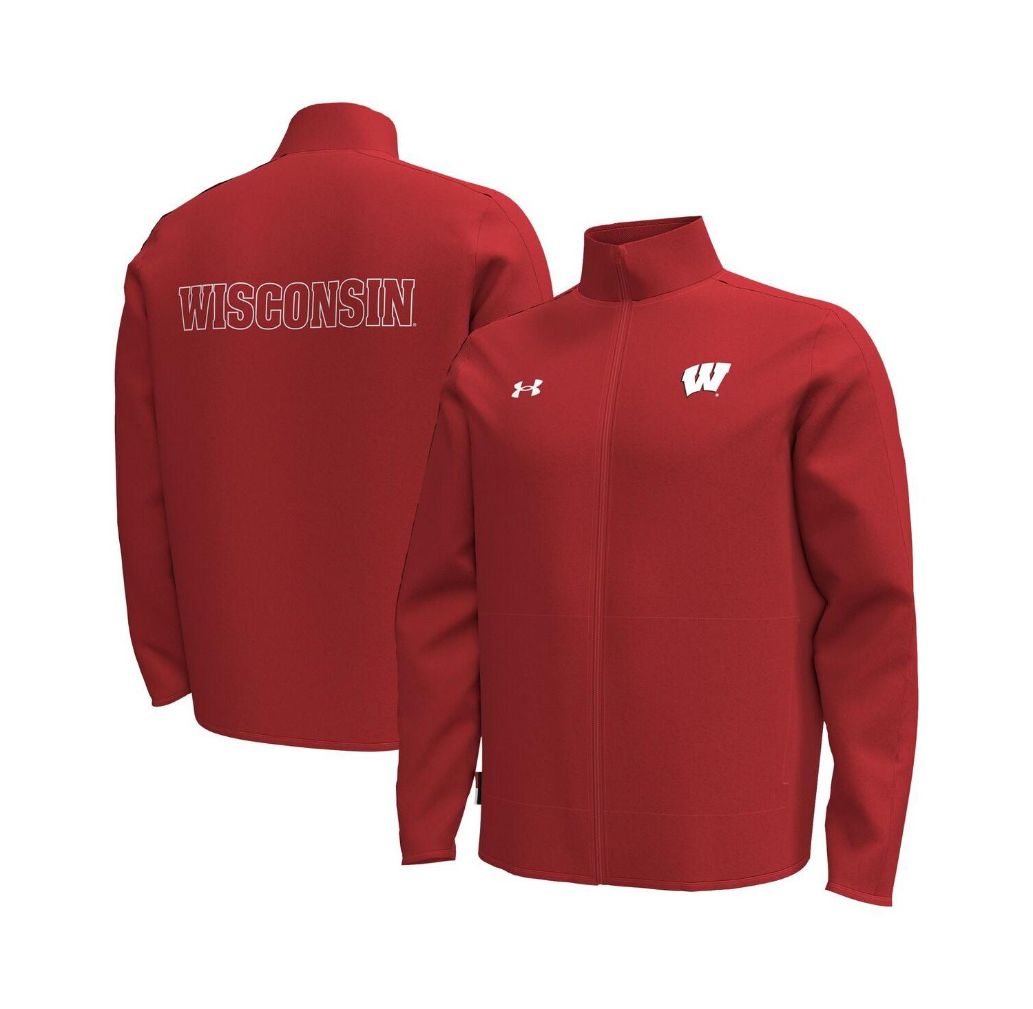 Men's Red Wisconsin Badgers Command Full-Zip Jacket