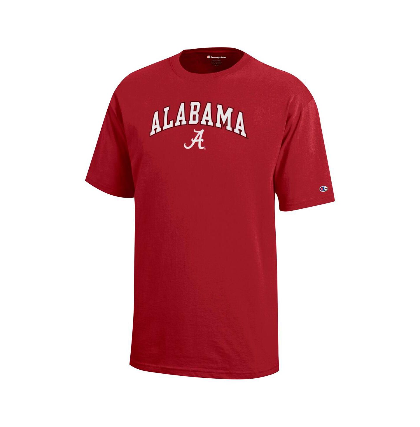 Детская футболка Champion Crimson Alabama Crimson Tide Arch Over Logo — фото 2