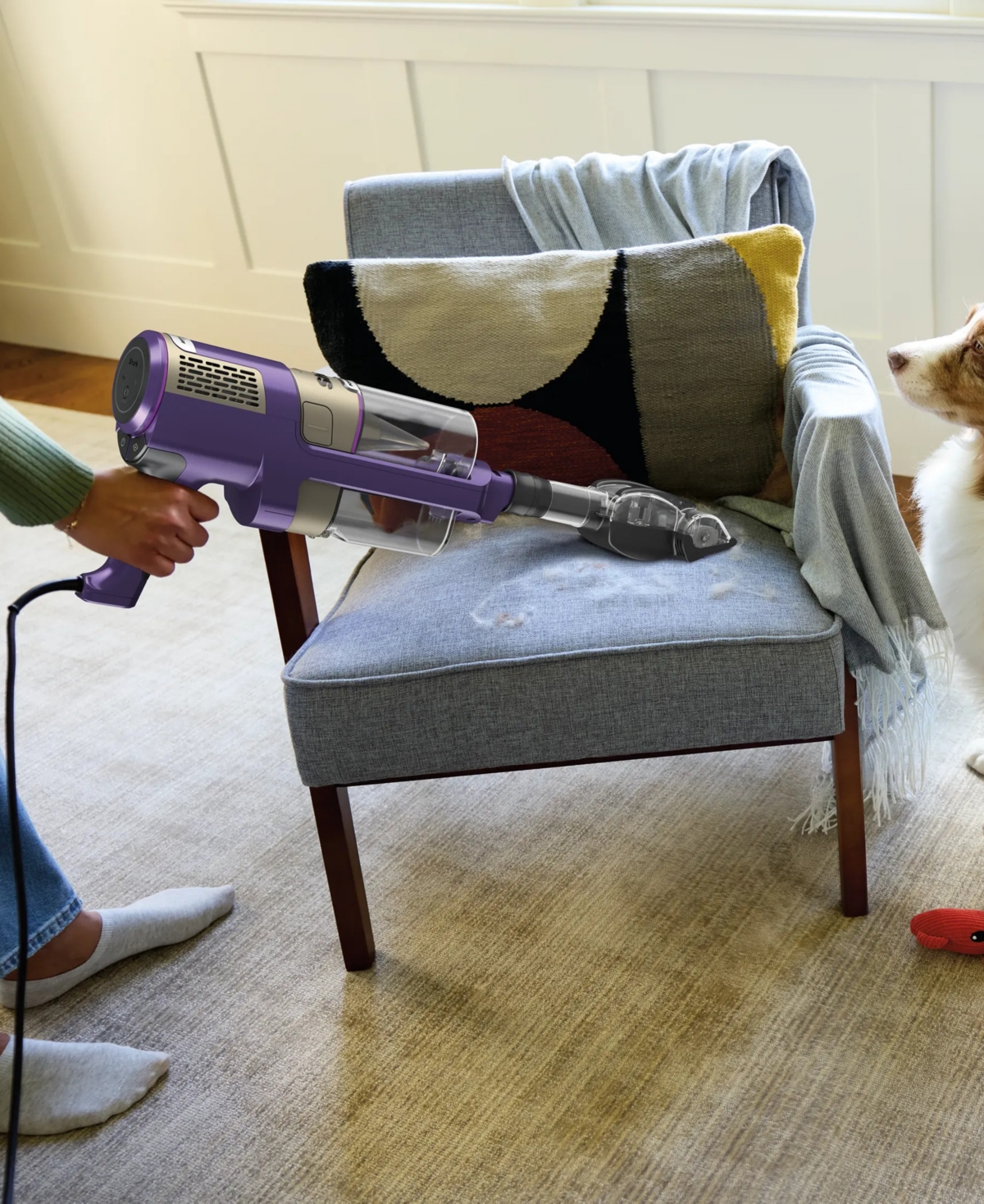 Shark Powerdetect Ultra-light Duoclean Corded Stick Vacuum, Hz4002 In No Color
