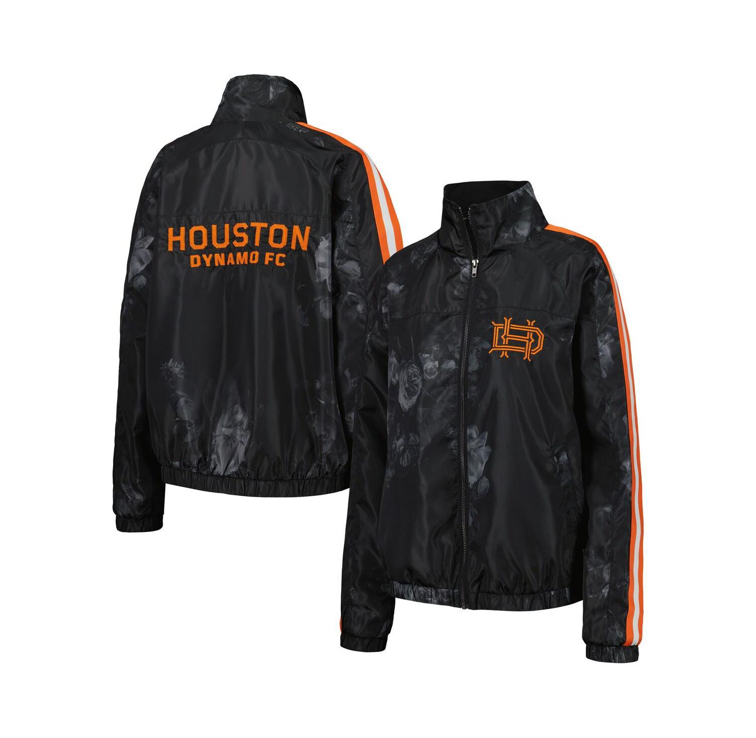 Women's Black Houston Dynamo FC Full-Zip Track Jacket