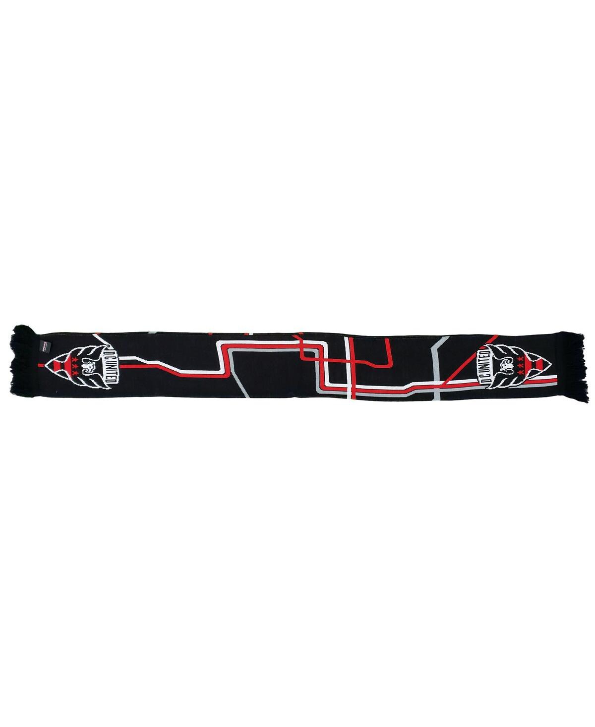 Black D.c. United Metro Woven Scarf - Black