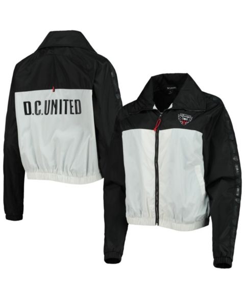 Женские куртки The Wild Collective Women's Black D.C. United Anthem Full-Zip Jacket