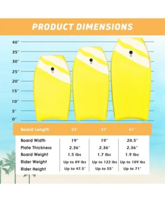 Lightweight Super Surfing Bodyboard with EPS Core Boarding-M
