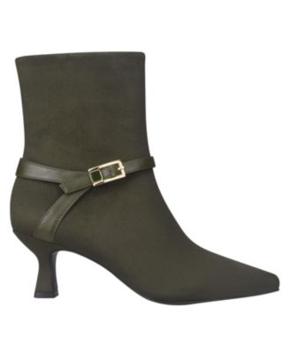 Women's Natalie Pointed Toe Kitten Heel Dress Booties