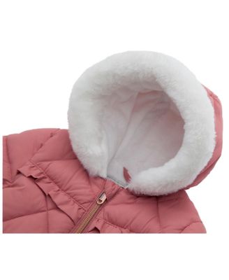 Baby Girls Soft Lining Hooded Puffer Jacket