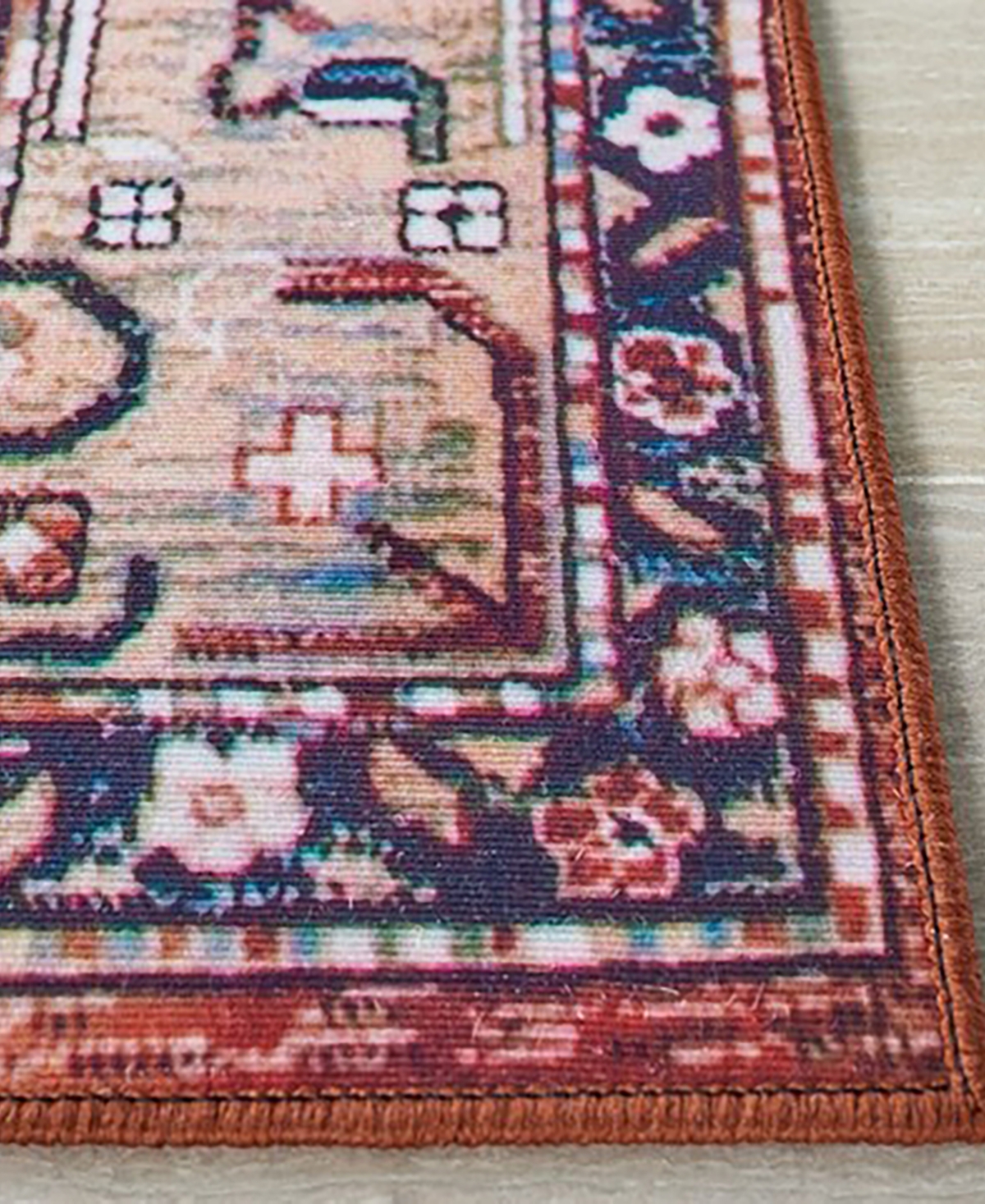 Safavieh Tucson Washable TSN104B 5'x8' Area Rug -Blue