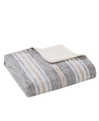 Oasis Oversized Chenille Jacquard Striped 8-Pc. Comforter Set, Full/Queen