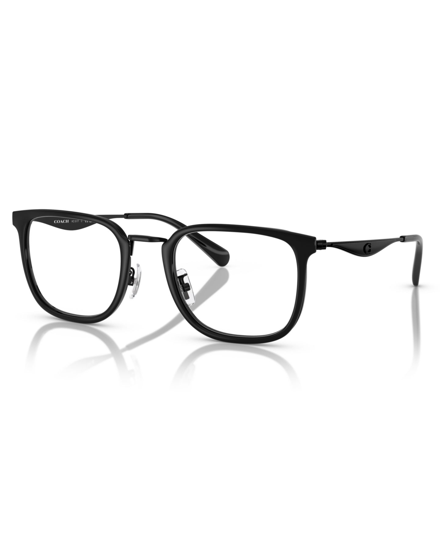 Мужские очки COACH Man Square Metal HC5177 Eyeglasses, цвет: Прозрачный — фото 16