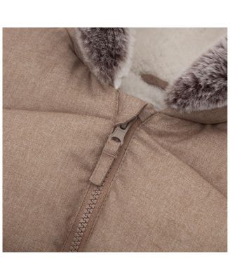 Baby Boys Sherpa Lined Puffer Jacket Winter Coat