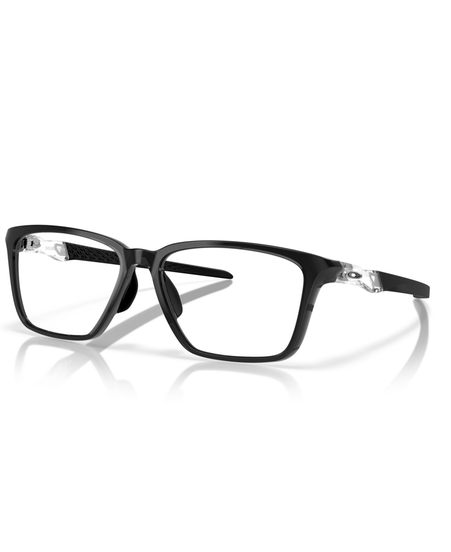 Мужские очки Oakley Man Square Plastic OX8188D Double Down Eyeglasses, цвет: Чёрный чернильный — фото 1