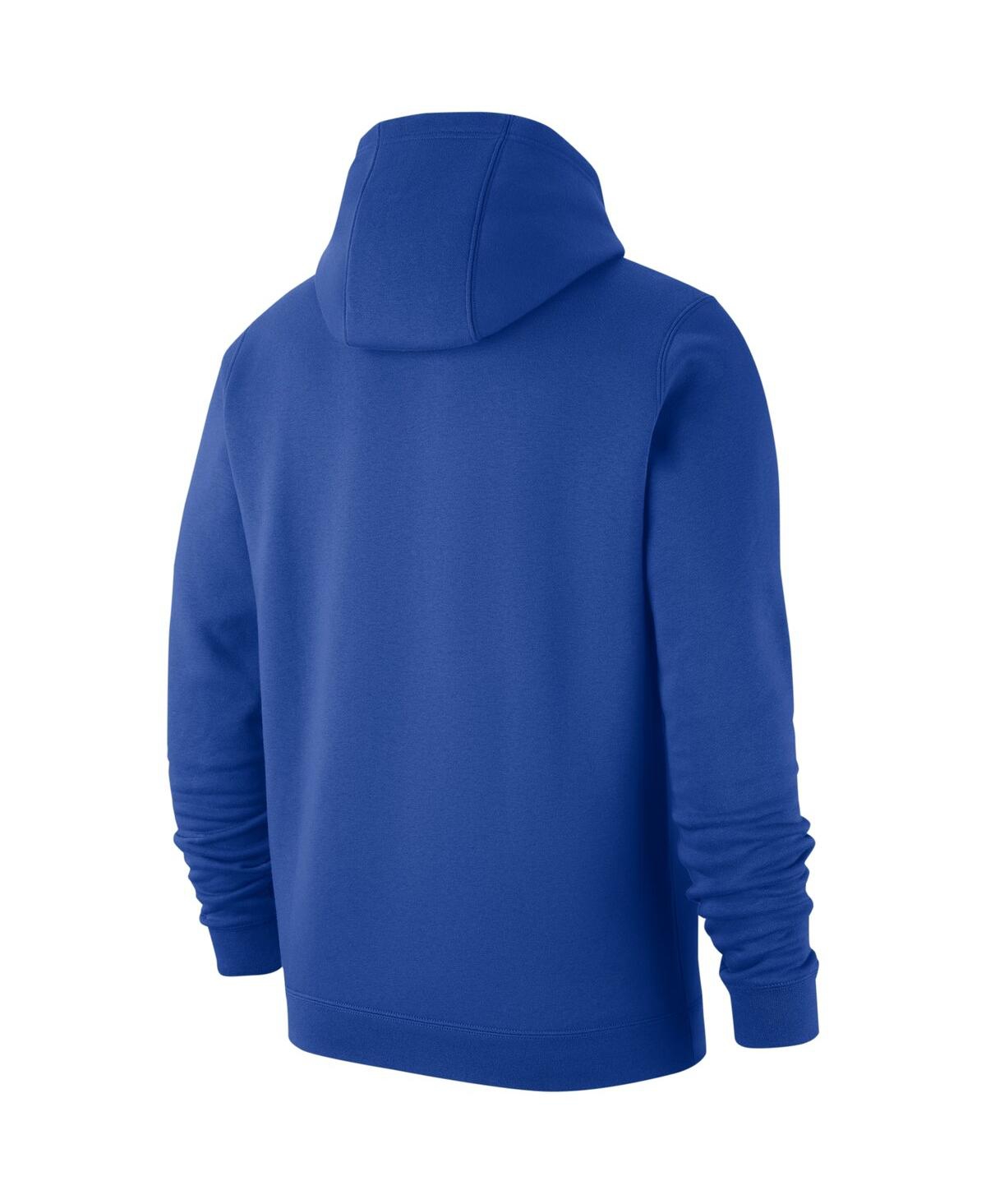 Nike Women's And Men's Blue Dallas Wings Just Do It Club Pullover Hoodie In Blue