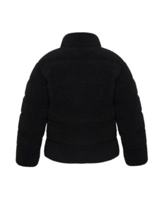 Big Girls Sherpa Puffer Jacket