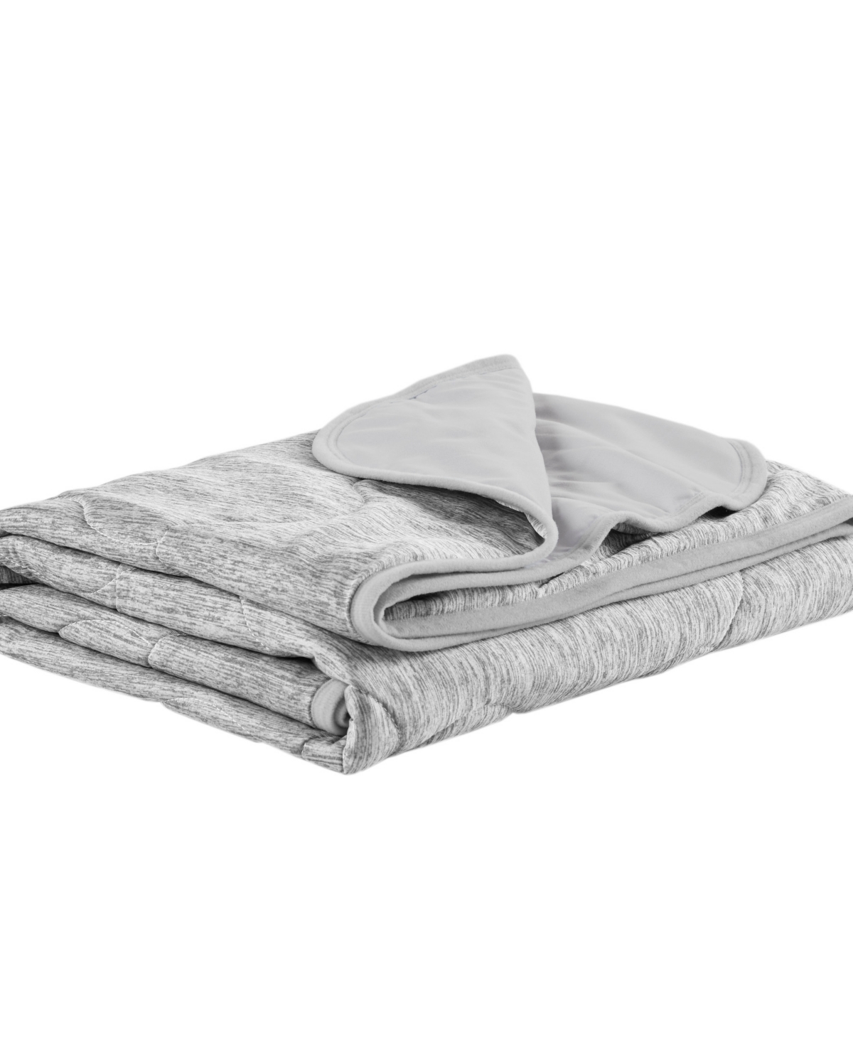 Sharper Image Cooling Touch Down Alternative Throw, 50" X 60" In Gray