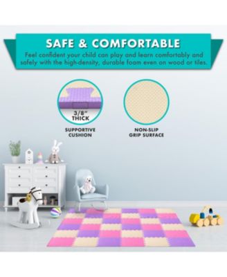 Kids Floor Play Mat 3/8-in, 16 Sq Ft - 16 Tiles