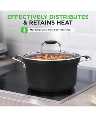 14-Piece Nonstick Cookware Set with Silicone Handles