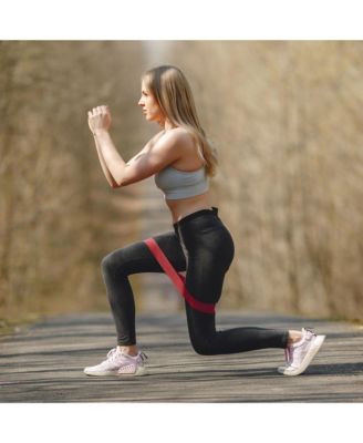 5 Pack Resistance Loop Bands Set Workout Fitness Latex Bands Gym Home Yoga 80Lbs