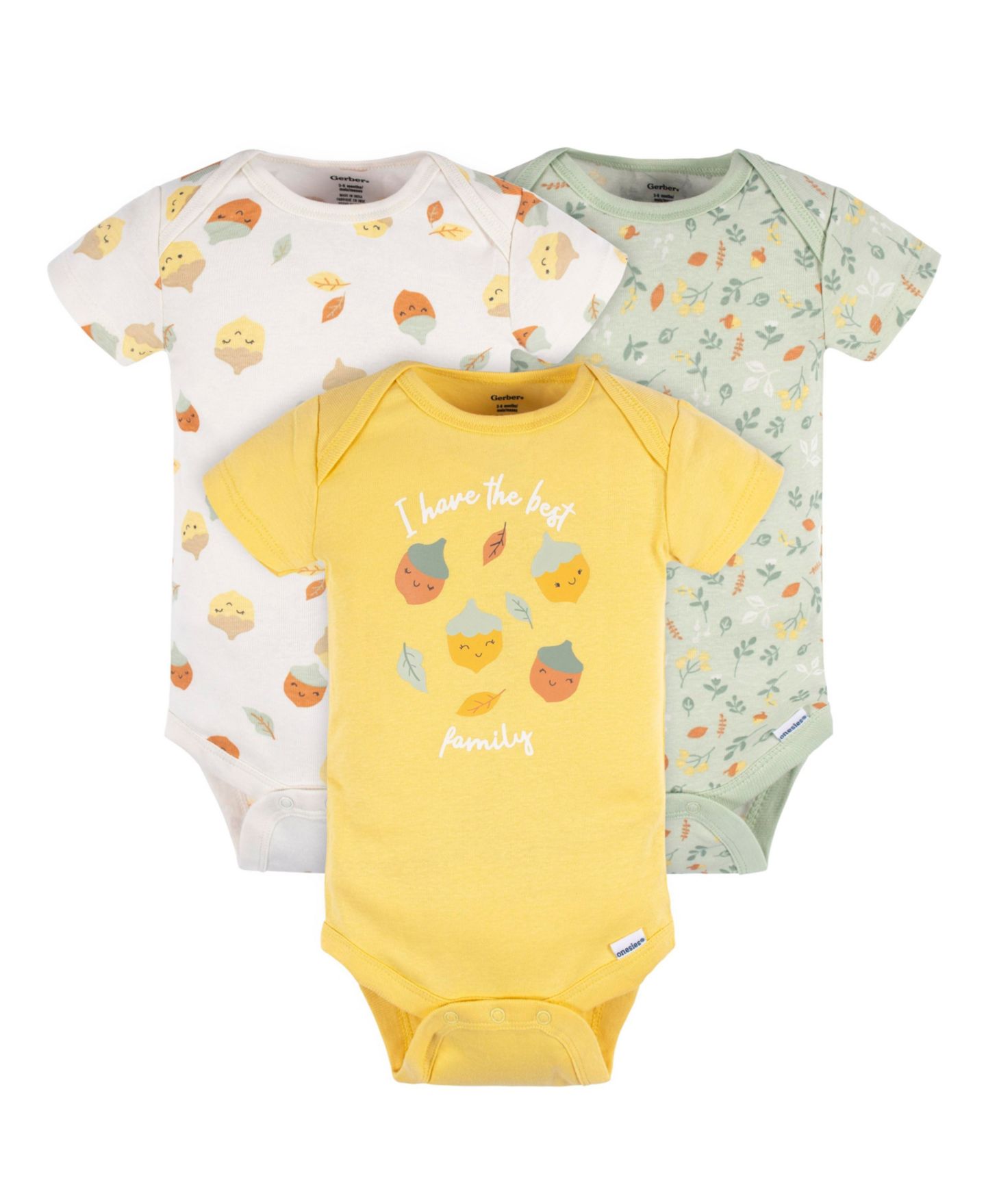 Набор для новорождённой Gerber Essentials Acorns, 12 предметов — фото 3