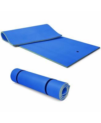 12 x 6 Feet 3 Layer Floating Water Pad-Blue
