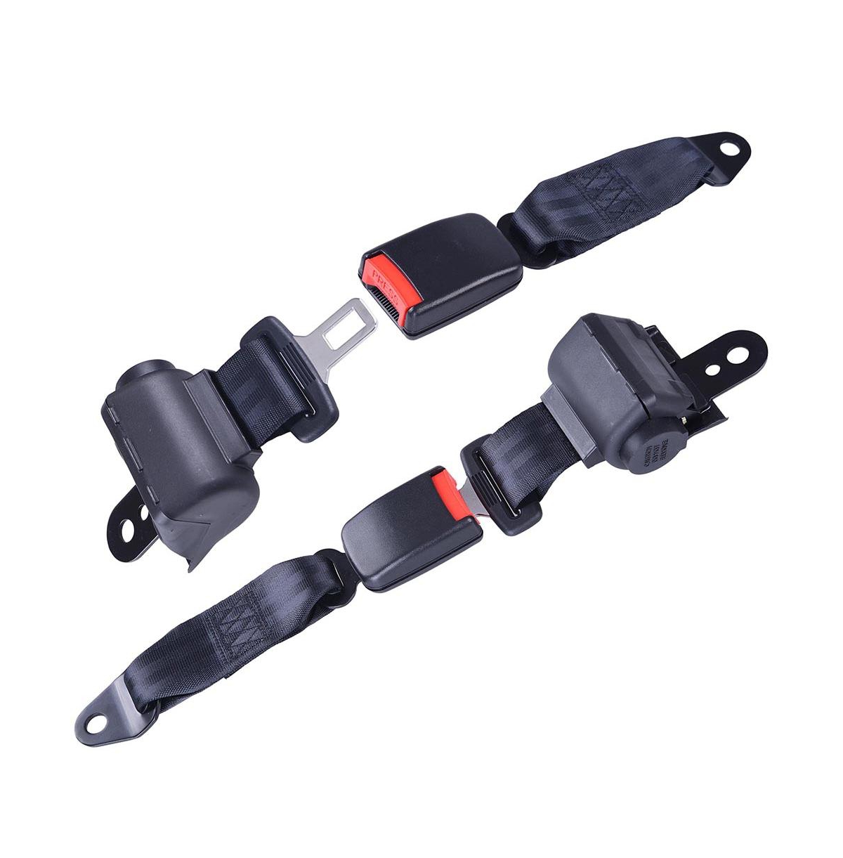 Yescom Universal Golf Cart Seat Lap Belts Retractable for Ezgo/Yamaha/Club Car 2 Pieces