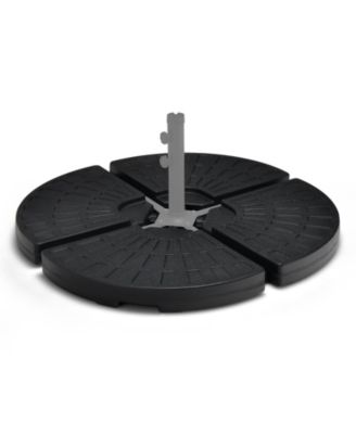 4 Pieces Outdoor Cantilever Offset Patio Umbrella Base