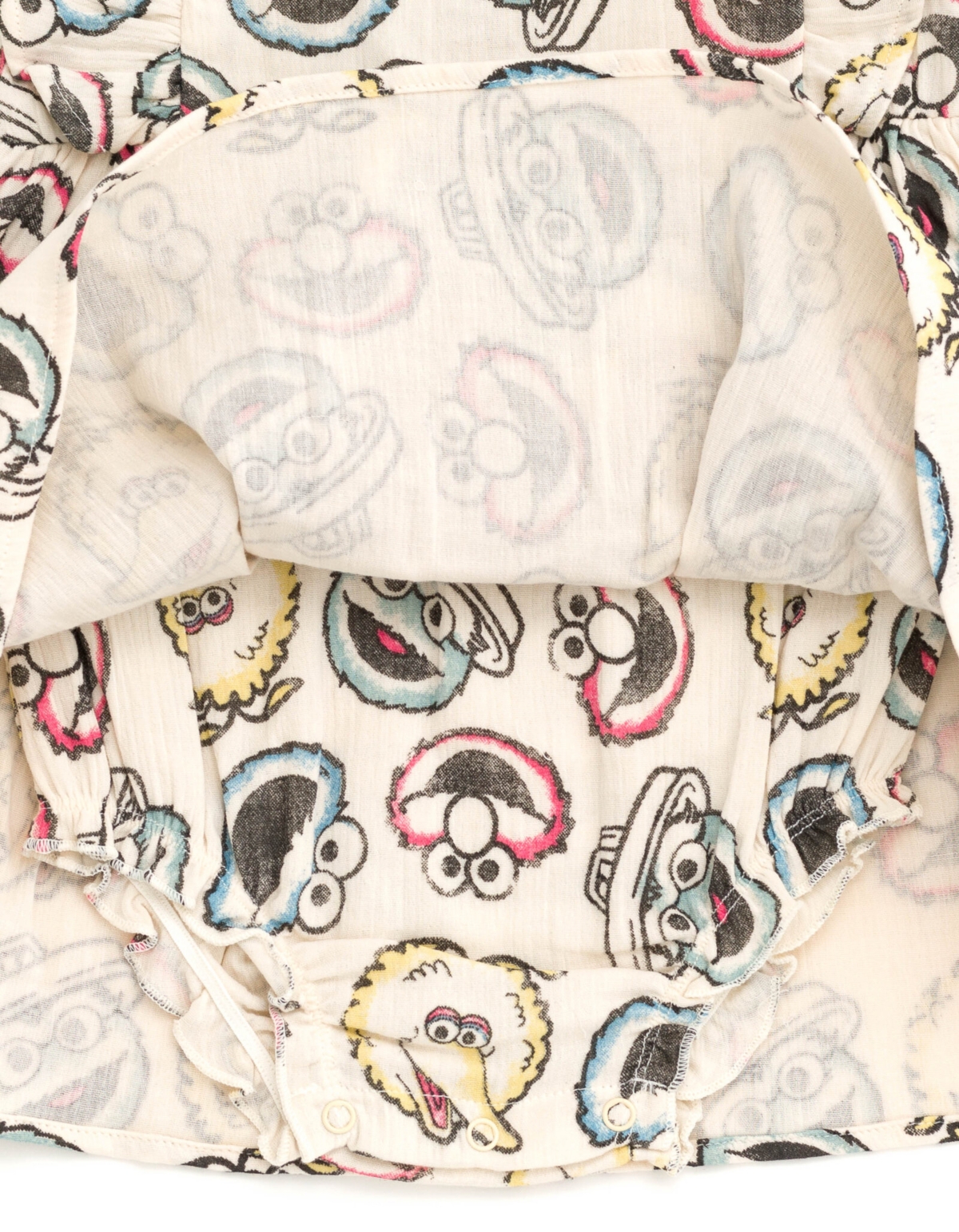 Sesame Street Baby Girls Baby Cotton Gauze Matching Family Outfits& Romper & Shorts Set Newborn to (Newborn - 7-8 - Dress