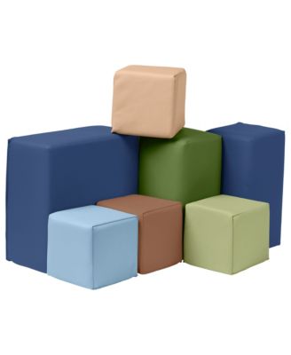 SoftZone Toddler Foam Building Blocks, Contemporary, 7-Piece