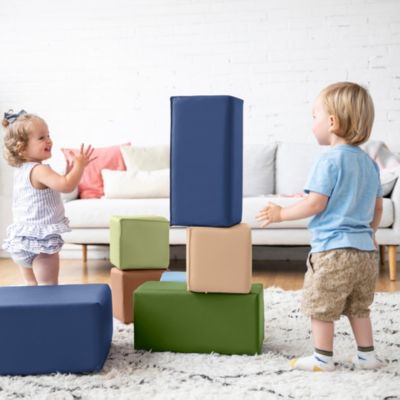 SoftZone Toddler Foam Building Blocks, Contemporary, 7-Piece