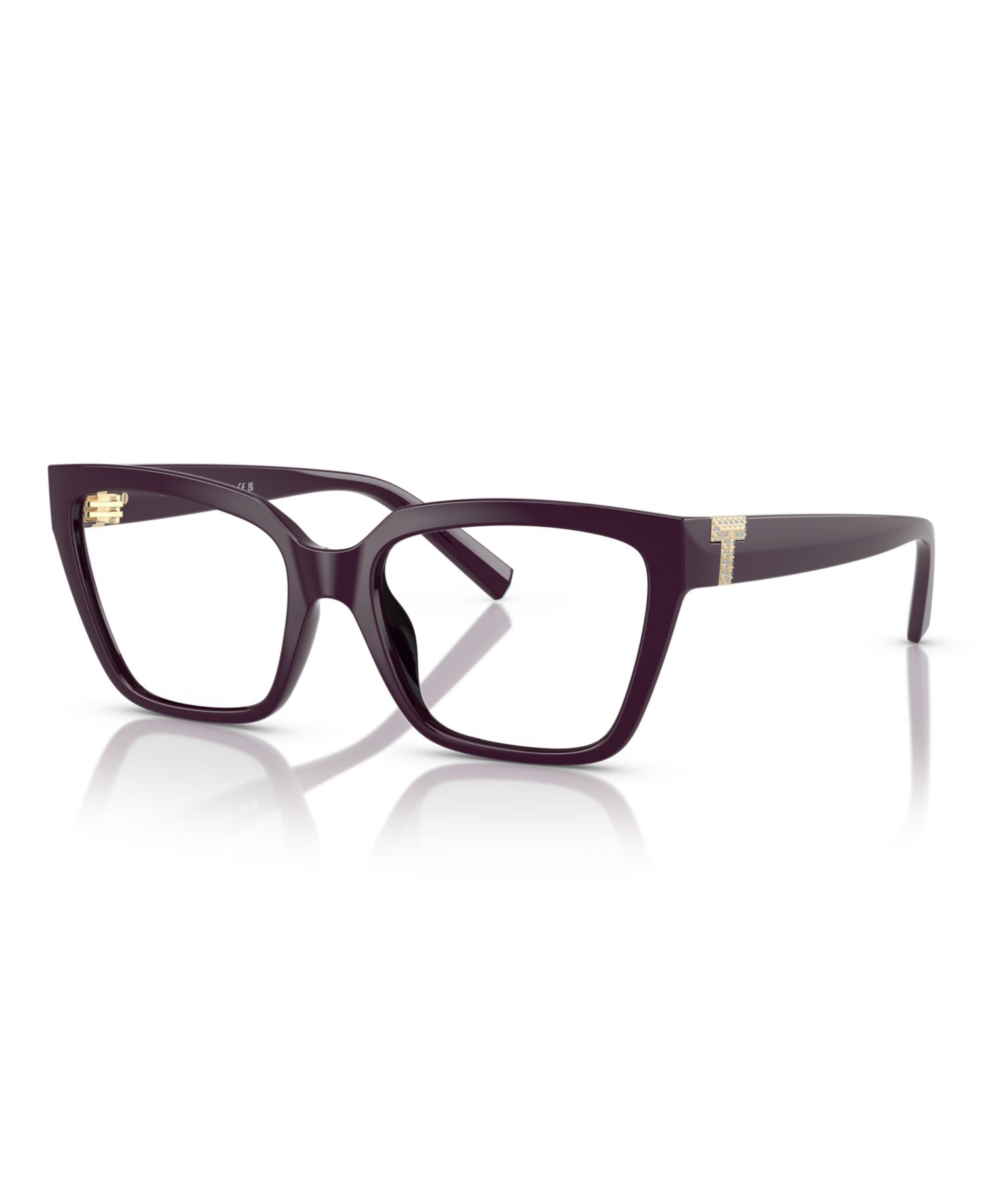 Woman Square Plastic TF2257BU Eyeglasses
