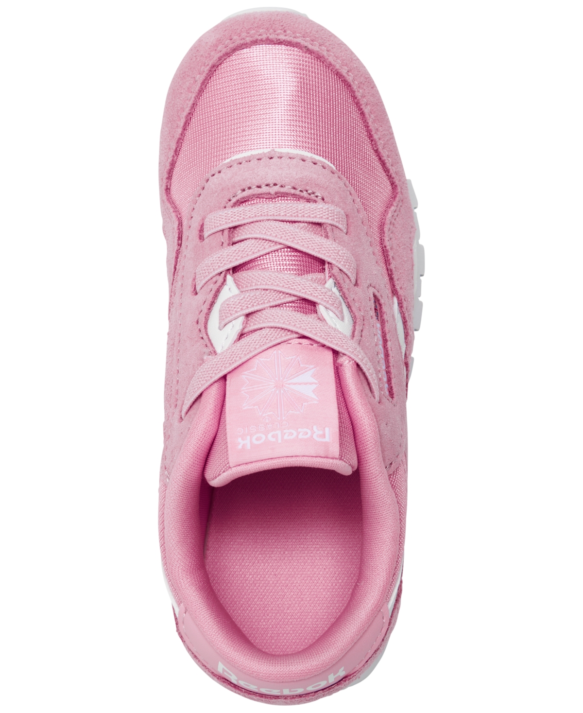 Reebok Toddler Girls Classic Nylon Stretch Lace Casual Sneakers from Finish Line -White