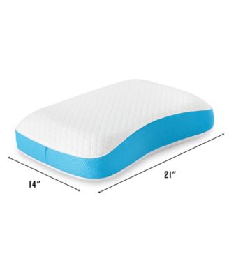 Side and Back Sleeper Gel-Infused Memory Foam Pillow, Jumbo