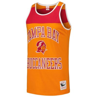 Men's Orange/Red Tampa Bay Buccaneers Gridiron Classics Heritage Colorblock Tank Top